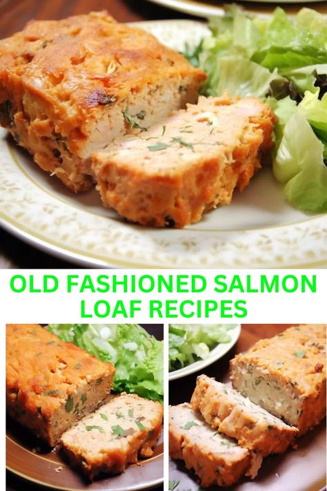 Discover the perfect blend of flavors with our Old-Fashioned Salmon Loaf recipes. Elevate your dining experience with this timeless dish. Try it today! Salmon Loaf Recipes Canned, Salmon Loaf Recipes, Canned Salmon Recipes, Flaked Salmon, Canned Salmon, Easy Salmon, Salmon Patties, Salmon Dishes, Loaf Recipes