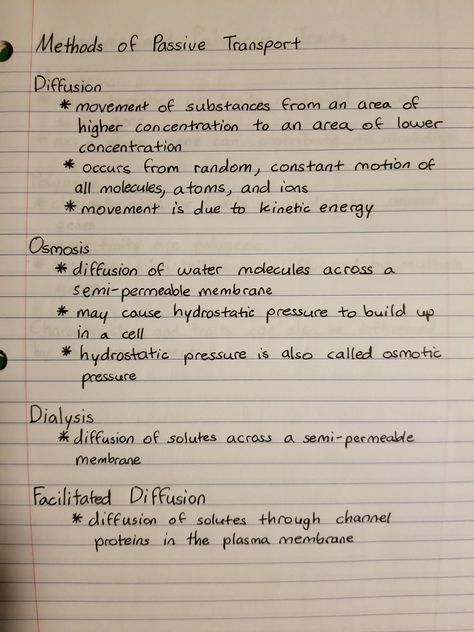 Biology Osmosis Notes, Passive Transport Notes, Passive Transport Biology, Teas Exam, Passive Transport, Microbiology Study, Emt Study, Bio Notes, Biochemistry Notes