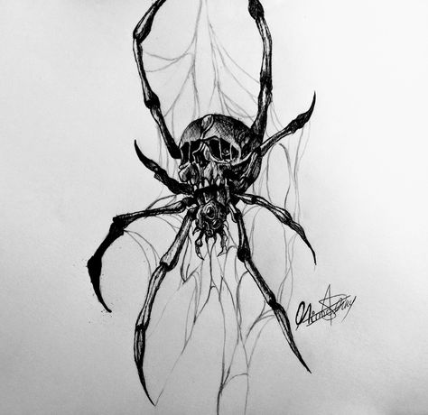 Ink drawing of a Scary Spider (ENG/ESP) — Hive Creepy Spider Drawing, Spider Web Drawing, Latest Drawing, Drawing Halloween, Scary Spider, Spider Drawing, Spiders Scary, Creepy Spider, Halloween Illustration