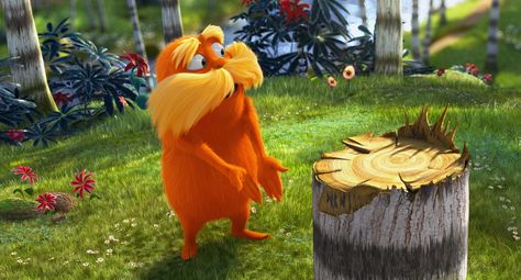 Dr. Seuss, radical environmentalist: ‘I am the Lorax. I speak for the trees’ - a must see movie for kids and adults alike who can picture a world without trees and don't want to see it a reality. #BeingLIberal #green #environment #kids Lorax Trees, Lorax Movie, Truffula Trees, The Day After Tomorrow, Illumination Entertainment, Danny Devito, Family Movie, The Lorax, Wall E