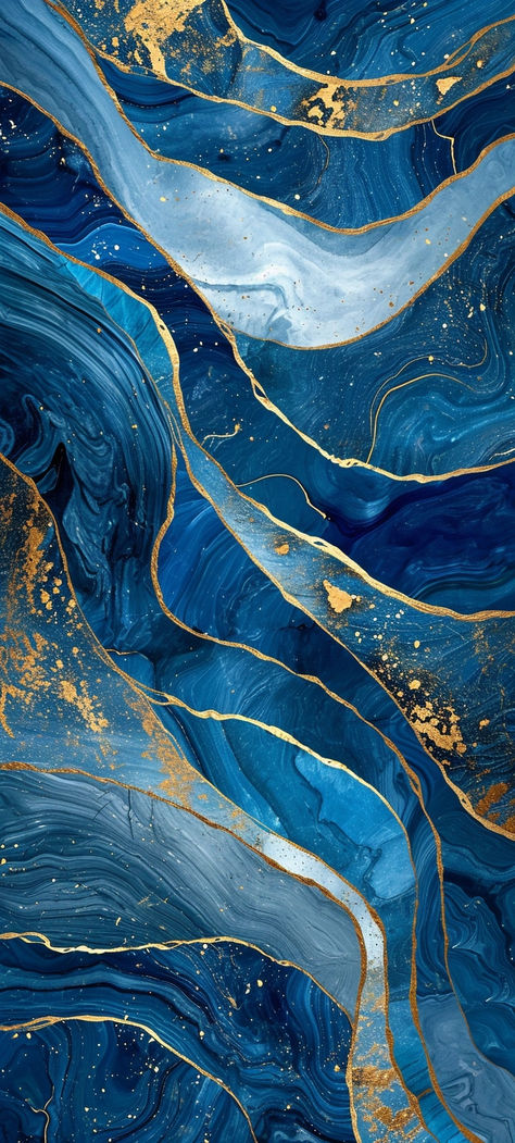 Ocean Design Ideas, Blue Gold White Aesthetic, Gold And Light Blue, Beautiful Stones, Azure Color, Blue Gold Aesthetic, Blue Gold Aesthetic Wallpaper, Blue And Gold Wallpaper Iphone, Gold And Blue