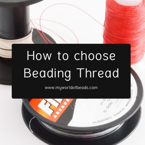 Best Thread For Bead Loom, Seed Bead Thread, Bead Sizing Chart, Beadwork Patterns Free Seed Bead Tutorials, Bead Netting, Seed Bead Patterns Free, Stringing Beads, Interesting Crafts, Seed Beads Diy