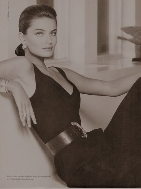 The Sophisticate Archetype, Sophisticate Archetype, 1980s Aesthetic, Feminine Archetypes, The Sophisticate, Paulina Porizkova, Retro Makeup, Original Supermodels, 90s Supermodels