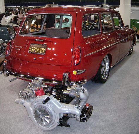 Squareback engine Side draft carbs Vw Fastback, Volkswagen Fastback, Volkswagen Squareback, Vw Splitscreen, Volkswagen Type 3, Volkswagen Aircooled, Vw Type 3, Vw Sedan, Vw Engine