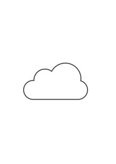 Aesthetic Cloud Drawing, Clouds Drawing Simple, Simple Draw, Drawing Simple, Computer Icon, Cloud Drawing, Cloud Computing, Square Glass, Computer