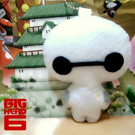 Chibi ver. of Baymax from Big Hero 6 Christmas Plushies, Plushie Diy, Bay Max, Plush Diy, Kawaii Felt, Geek Home Decor, Felt Plushie, Felt Plush, Daily Crafts