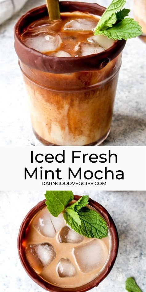 Chocolate Mint Recipes Fresh, Recipe With Mint Leaves, Chocolate Mint Coffee, Mint Coffee Recipes, Fresh Mint Desserts, Mint Leaf Recipes, Things To Make With Mint Leaves, Fresh Mint Uses, Recipes With Mint Leaves