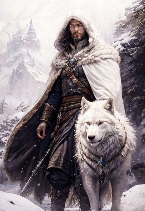 Dnd Winter Character Art, Winter Concept Art Character, D&d Barbarian Art, Winter Character Design Male, Dark Viking Aesthetic, Scifi Creatures, Vikings Aesthetic, Frost Dragon, Dnd Npc