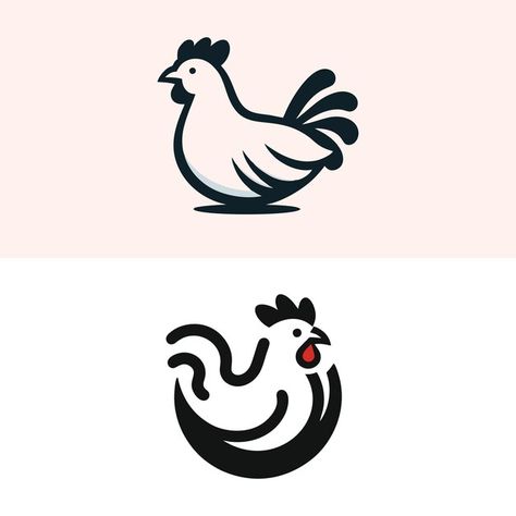 A drawing of a chicken and a rooster | Premium Vector #Freepik #vector #red #nature #farm #business Drawing Of A Chicken, Family Logo Design, Farm Logo Design, Red Nature, Family Logo, Cartoon Chicken, Farm Business, Korean Restaurant, Farm Logo