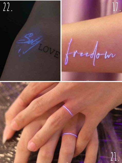 Doodles Y2k, Y2k Drawings Easy, Uv Ink Tattoos, Invisible Tattoo, Light Tattoos, Y2k Doodles, Uv Tattoos, Black Light Tattoo, Glow Tattoo