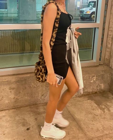 fuzzy cheetah purse, nike air max 97 White Airmax 97 Outfit, Nike Air 97 Outfit Women, Outfits With Nike Air Max 97 Women, Nike Air Max 97 Outfit Women Ideas, Nike 97 Outfit Women, Nike 97 Outfit, 97s Outfit, Nike Air Max 97 Outfit Ideas, Air Max 97 Outfits