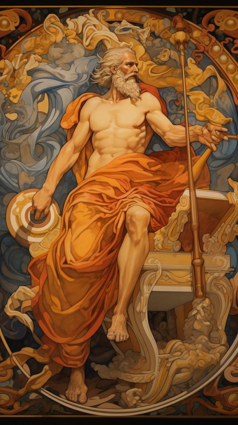 An Art Nouveau depiction of Plato's allegory of the charioteer Art Nouveau Men, Art Nouveau Man, Male Art Nouveau, Greek Paintings Men, Art Nouveau Knight, Queer Ancient Art, Greek God Oil Painting, Neoclassical Art, Art Nouveau Tattoo