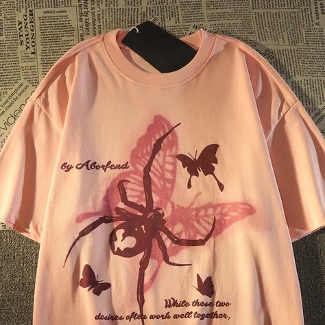 Wear or tear to our Scorpion Butterfly T-Shirt !?👀 - Link in bio ! 👆🏼 Spider Butterfly, Retro Couple, Clothing Y2k, American Street, Tops Men, Y2k Tops, Butterfly Shirts, Half Sleeve Tops, Crop Top Skirt