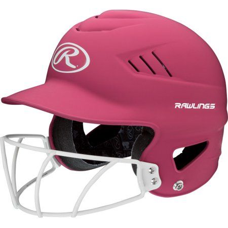 Rawllings Coolflo Highlighter Series Matte Style Softball Batting Helmet, Pink Fastpitch Softball, Softball Helmet, Softball Batting, Best Highlighter, Batting Helmet, Softball Team, Youth Baseball, Matte Pink, Helmet Design