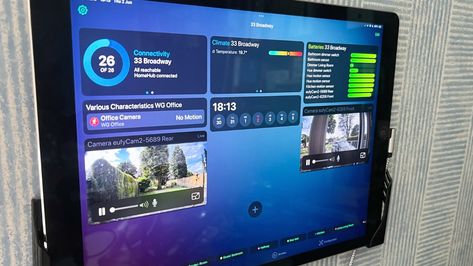 How to reuse an iPad as a HomeKit dashboard | AppleInsider Upcycling, Organisation, Ipad Dashboard, Ipad For Business, Family Command Center Wall, Ipad Wall Mount, Tablet Wall Mount, Ipad Setup, Dashboard App