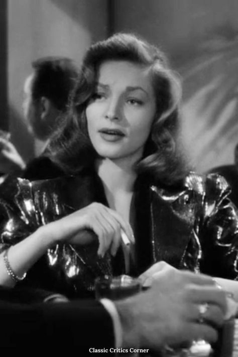 Ready for some Lauren Bacall style inspiration? Get inspired by Lauren Bacall's stunning 1940s fashion in the film noir movie The Big Sleep. #laurenbacallstyle #1940sfashion #femmefatale Lauren Bacall Style, 1940s Fashion Hair, Lauren Bacall Movies, Old Hollywood Aesthetic, 1940s Fashion Women, Old Hollywood Hair, Hollywood Aesthetic, The Big Sleep, Old Hollywood Actresses