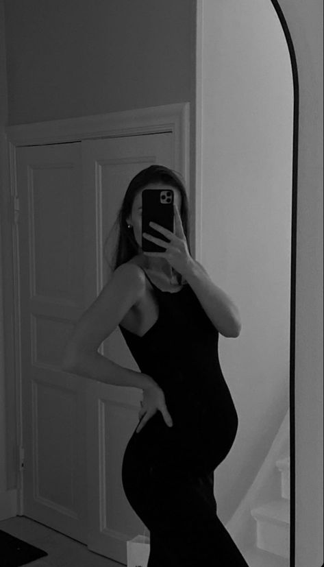 Kristin Rodin Sneaks Up, Bump Style, Bump, High Neck Dress, Little Black Dress, Bodycon Dress, Black