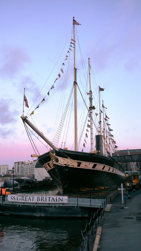 Bristol Uk Aesthetic, Bristol Fashion, Isambard Kingdom Brunel, Bristol Harbour, Victorian Botanical, Uk Places, Rule Britannia, Bristol England, Ocean Liner