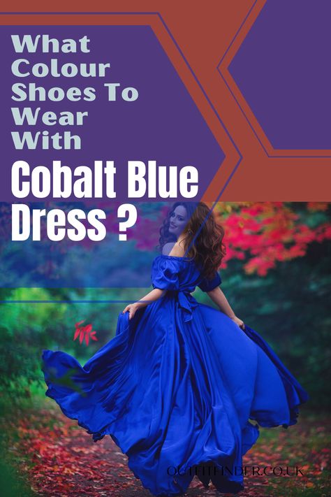 A cobalt blue dress is a striking dress; one that is designed to catch the eye. Anyone can wear this type of dress, of course, but it will look better on certain types of colouring – and with certain types of accessories – than others. That being said, there are different shades of cobalt blue, so you should be able to find one that suits you no matter what your colouring is. But what colour shoes to wear with cobalt blue dress? Cobalt Cocktail Dress, Royal Blue Dress Accessories Shoes, Cobalt Blue Dress Accessories, Blue Dress Silver Accessories, Electric Blue Dress Outfit, Cobalt Blue Dress Outfit, Royal Blue Dress Accessories, Blue Wedding Guest Outfits, Electric Blue Outfit