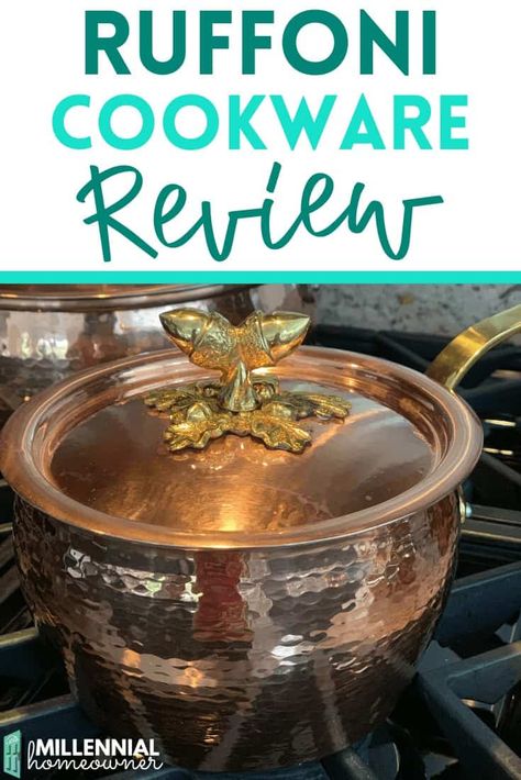 In this Ruffoni cookware review, you'll learn about this one-of-a-kind copper cookware that is superior in its class and durable. Ruffoni Copper Cookware, Ruffoni Cookware, Kitchen Essentials Checklist, Copper Cookware Set, Kitchen Essentials List, Becoming A Chef, Essentials Checklist, Best Kitchen Tools, Copper Pans