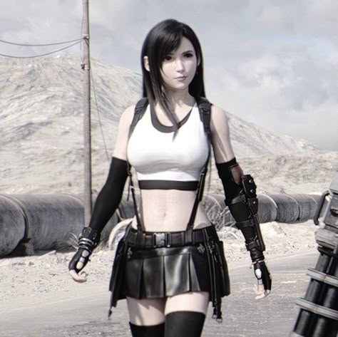 Tifa Lockhart Outfit, Tifa Outfit, Tifa Cosplay, Video Game Outfits, Vincent Valentine, Tifa Lockhart, Final Fantasy Vii Remake, Mr. Beast, Kim Sejeong