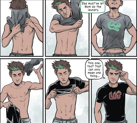 Male Raven X Beastboy Fanart, Male Raven X Beastboy Comic, Male Raven X Beastboy, Beast Boy Fanart, Male Raven, Raven X Beastboy, Teen Titans Drawings, Picolo Art, Garfield Logan