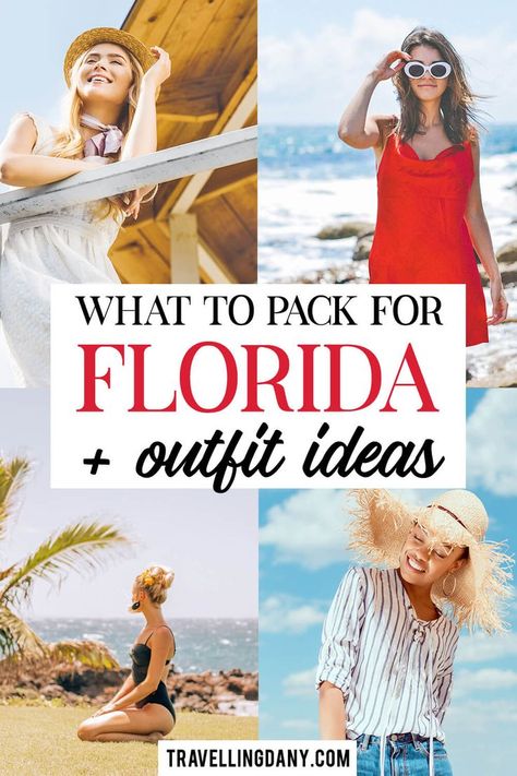 Florida Outfits Vacation, Florida Packing List, Packing List For Florida, Florida Packing, Weekend Trip Packing List, Florida Vacation Outfits, Weekend Trip Packing, Weekend Beach Trip, Olivia Dunne