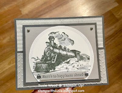 Stamp with Susie: Greatest Adventure train Marvelous Monday, Western Caribbean Cruise, Western Caribbean, Dutch Door, How Lucky Am I, Stamping Up Cards, Fun Fold Cards, Heart Cards, Male Cards