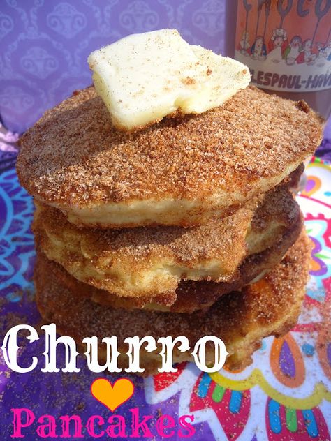 Churro Pancakes Churro Pancakes, The Number 13, Number 13, What's For Breakfast, Pancakes And Waffles, Breakfast Time, Breakfast Treats, Om Nom, I Love Food