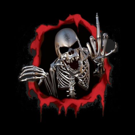 Skeleton Middle Finger, Skull Face Paint, Vehicle Decor, Metal Skull, Skull Sticker, Fingers Design, Skull Face, Halloween Magic, Car Sticker