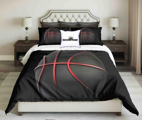 Basketball Bedding, Bed Comforter Sets, Basketball Design, Bed Sets, Slam Dunk, Bed Duvet Covers, Bedroom Sets, Bed Comforters, Duvet Insert