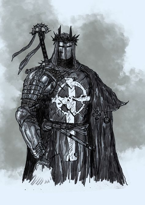 Dark Crusader, on ArtStation at https://www.artstation.com/artwork/VJ43N8 Lords Of The Fallen Art, Crusader Knight Art, The Lords Of The Fallen, Dark Crusader, Templar Knight Tattoo, Knight Crusader, Lords Of The Fallen, King Of Swords, Knight Tattoo