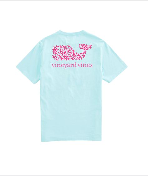 Shop OUTLET Coral Whale Fill Short-Sleeve Pocket Tee at vineyard vines Vineyard Vines Outfits, Preppy Tee, Preppy Shirt, High School Outfits, Vineyard Vines Shirts, Casual Preppy Outfits, School Tops, Cute Preppy Outfits, Cute Pajamas