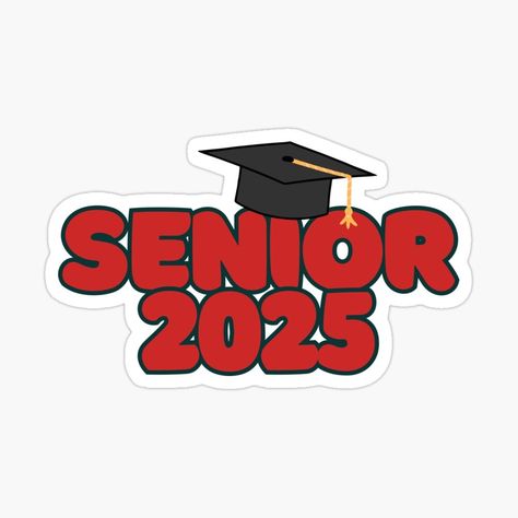 "Senior 2025" Pullover Sweatshirt for Sale by sarati | Redbubble Stickers For Seniors, Senior 2025 Logo, Senior Stickers, Senior Stickers 2025, Senior Shirt Ideas 2025 Trendy, Class Of 2025 Sticker, Senior Class Shirts, Sr 25, Minimalist Font