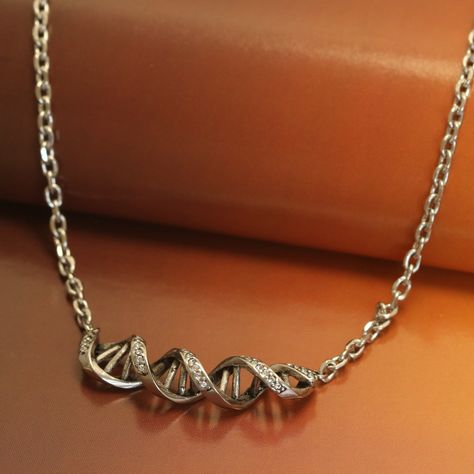 Dna Necklace, Science Symbols, From Mother To Daughter, Mother To Daughter, Science Jewelry, Jewelry Holiday, Graduation Pictures, Gorgeous Gift, Chain Lengths