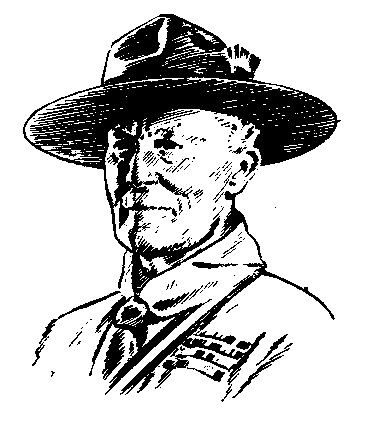 Baden Powell Scouts, Robert Baden Powell, Boy Scout Camping, Baden Powell, Wood Burning Stencils, Scout Camping, Thai Art, Boy Scout, Small Tattoo Designs