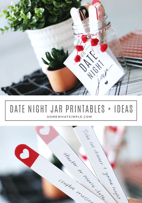 This date night jar is a fun and easy way to come up with new date night ideas! #DateNight #dates #dateidea #creativedates Dates In A Jar, Night Jar, Creative Date Night Ideas, Date Night Jar, Romantic Date Night Ideas, Creative Dates, Cute Date Ideas, Date Night Ideas, Good Dates