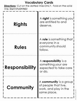 Rights and Responsibilities Worksheet Fresh Rights Rules and Responsibilities Rights And Responsibilities Activities, Teaching Children Respect, Children's Rights And Responsibilities, Teaching Citizenship, Rights Respecting Schools, Respect Activities, Social Studies Communities, Teaching Kids Respect, Third Grade Social Studies