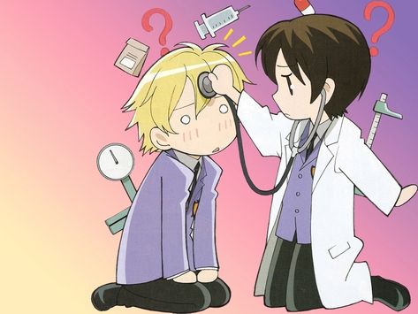 Haruhi and Tamaki ouran high school host club by unicorndomination ... Host Club, Lab, Anime