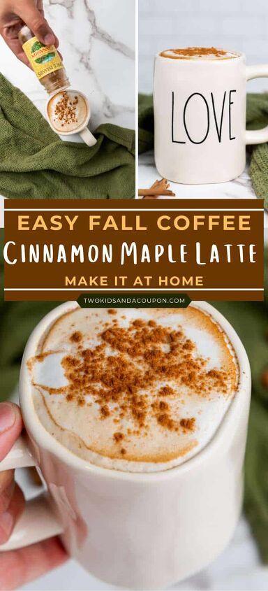 Maple Latte Recipe, Maple Latte, Recipe For Fall, Creamer Recipe, Cinnamon Coffee, Delicious Appetizer Recipes, Starbucks Drinks Recipes, Spiced Coffee, Easy Cinnamon