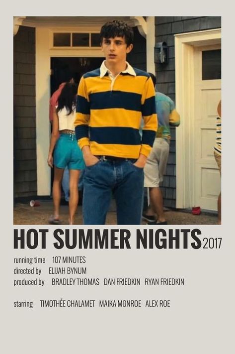 Polaroid Movie Poster, Iconic Movie Posters, Movie To Watch List, Indie Films, Film Posters Minimalist, Hot Summer Nights, Teen Movies, Film Posters Vintage, Movie Poster Wall