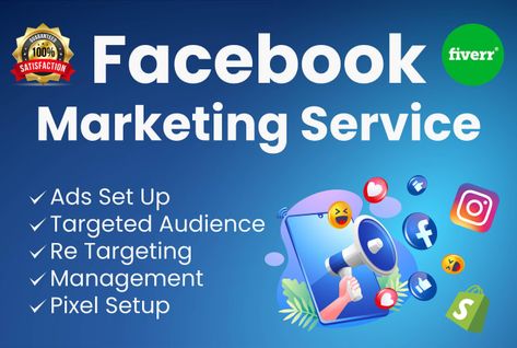 With proper Facebook Advertising, leads and sales can be achieved with very little budget at a shorter time frame because we are making use of targeted audiences. My Services : Facebook Business Page Creation, setup, and optimization Business manager creation, setup, and verification Ad account setup Create a Facebook ads campaign & Instagram ads Targeted Ad Setup Audience Research Manage and Optimize ads Pixel Installation and Tracking Re-targeting / Custom audience / Lookalike Facebook Ads Campaign, Facebook Ads Design, Instagram Ad Campaigns, Facebook Ads Manager, Flyers Design, Ads Campaign, Social Media Marketing Manager, Instagram Advertising, Digital Marketing Trends