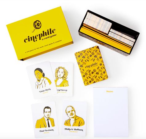 This cinephile card game that'll let you test all that movie knowledge you've been acquiring over the years. Pop yourself a big bag of corn, and work your way through different levels and game styles as you school your competitors on film history. Gifts For Movie Lovers, Small Gifts For Men, Girls Party Games, Movie Lover Gift, Uncommon Goods, Trivia Game, Movie Facts, Film History, Movie Buff