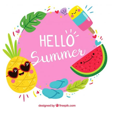 خريطة ذهنية, Free Vector Backgrounds, Funny Fruit, Summer Banner, Fiesta Tropical, Tropical Background, Tropical Holiday, Summer Games, Summer Backgrounds