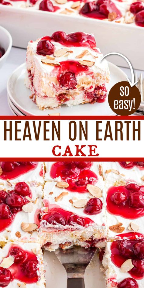 Fluffy Desserts, Strawberries Desserts, Heaven On Earth Cake, Lush Desserts, Angel Food Cake Desserts, Army Cake, Earth Cake, Dessert Halloween, Cake Light