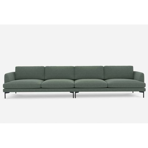 12 Best Extra Long Sofas of 2020 | Apartment Therapy Extra Long Couch, Long Couch, Low Sofa, U Shaped Sectional Sofa, Sofas For Small Spaces, Sectional Sofa With Chaise, Long Sofa, Apartment Sofa, Perfect Living Room