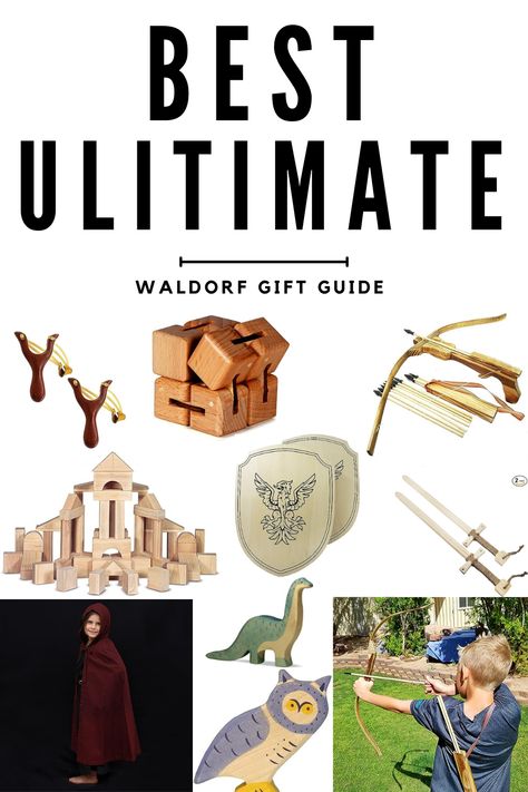 This is the ONLY Waldorf inspired gift guide you'll ever need! Come see our family's favorites! Best of all, I love quality AND a bargain, so you'll find affordable prices you love! Waldorf Gifts For Kids, Waldorf Stocking Stuffers, Waldorf Wooden Toys, Waldorf Christmas Gifts, Waldorf Handwork Projects, Toy Room Inspiration, Waldorf Gifts, Diy Waldorf Toys, Waldorf Kids