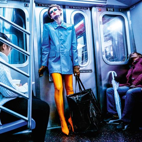 Subway Photoshoot, City Fashion Photography, Cara Taylor, I D Magazine, Anatomy References, Subway Style, City Shoot, High Fashion Photography, Brave Enough