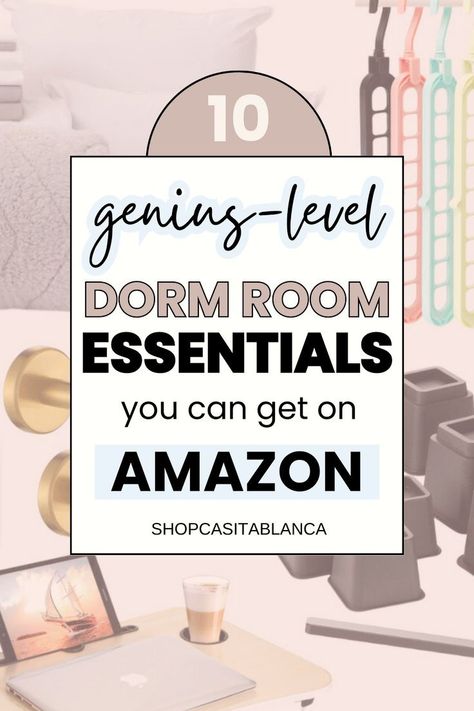 Starting college soon? Don't miss our ultimate list of must-have dorm room essentials on Amazon! From practical storage solutions to cozy bedding, we've got you covered. Prepare for your freshman year with the best college essentials. Amazon Bedroom Furniture, Target Back To School, College Necessities, Apartment Must Haves, Back To School College, College Dorm Room Essentials, College Supplies, Study Essentials, College Essentials