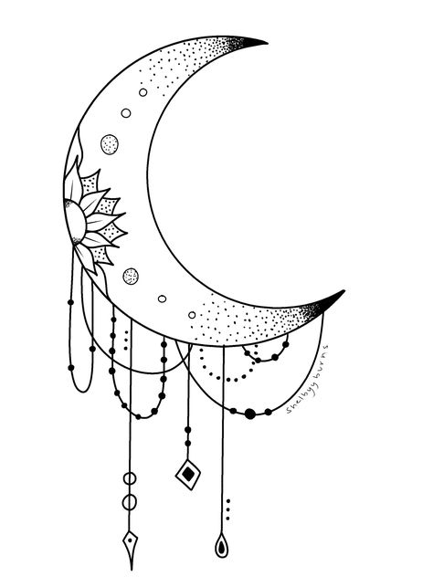 pinterest ➳ shelbyyburns #tattoodesigns #firsttattoo #moontattoo #moondrawing #tattoo  #tattoodrawings #simpledrawings #tattoosforwomen #originaldesign Moon And Date Tattoo, Simple Tattoo Outlines For Women, Moon Mandala, Crescent Moon Tattoo, Moon Tattoo Designs, Small Hand Tattoos, Moon Drawing, Tattoo Art Drawings, Pola Sulam